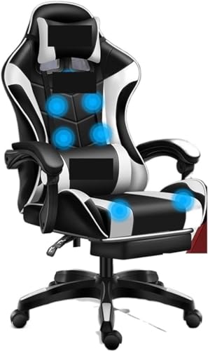 LIUNJHUY Managerstühle, Relax-Stuhl, Schreibtischstuhl, Büromöbel, Chaiselongue, Gaming-Computersessel, Gamer, ergonomischer Stuhl (Farbe: 7 Massagepedal1) Interesting von LIUNJHUY