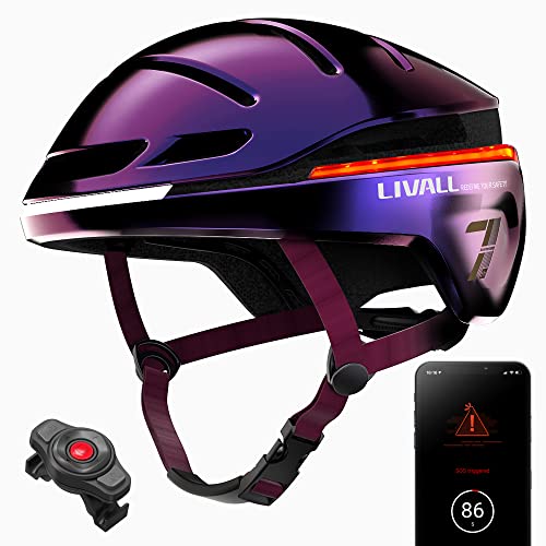 LIVALL Evo21 Fahrradhelm, Purple, L 58-62 cm von LIVALL