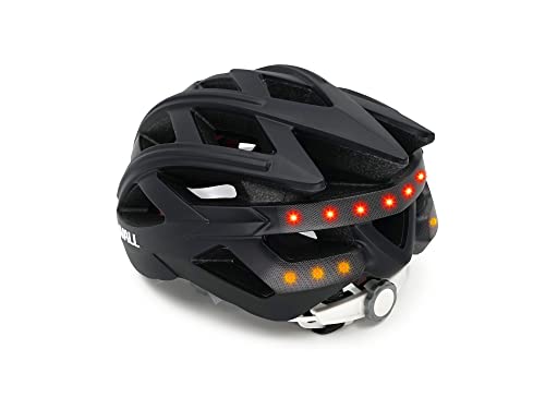 LIVALL BH60SE Neo - Smarter Fahrradhelm mit Bremslicht und LED-Licht-System, SOS-Alarm-System, und Bluetooth Multimedia Einheit, in schwarz, Größe 55-61 cm Kopfumfang Bh60se Neo Schwarz von LIVALL