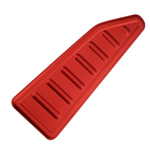 LIXIYOU Bremspedalpolster für Jeep Renegade 2014–2022, Autopedale, Gasbremse, Fußstütze, Pedalschutzhülle (Größe: rote Auflage) von LIXIYOU