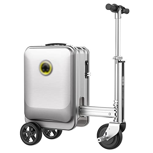 LJKSHNCX 20-Zoll-Boarding-Koffer, Smart-Following-Koffer, fahrbarer Trolley-Koffer, Ladeanschlüsse, 21-Liter-Kapazitätsschloss für Reisen von LJKSHNCX
