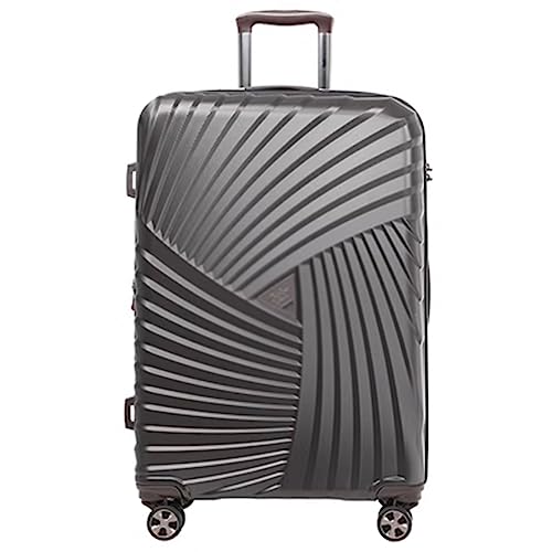 LJKSHNCX Erweiterbares Gepäck mit Spinnerrädern, Koffergepäck mit Spinnerrädern, verdickter und glatter Zugstange aus Aluminiumlegierung, Zollschloss von LJKSHNCX
