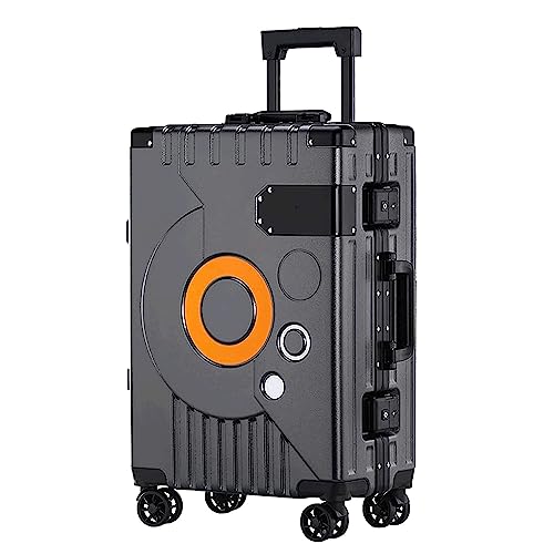 LJKSHNCX Gepäck mit Aluminiumrahmen, Leichter Koffer mit feststellbaren Spinnerrädern, Handgepäck mit Aluminiumrahmen und harten Seiten von LJKSHNCX