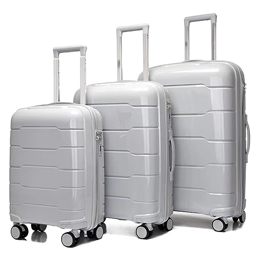 LJKSHNCX Handgepäck-Koffer, Gepäck-Sets, 3-teilige Koffer mit Rollen, erweiterbar und reiseleicht, Handgepäck-Koffer, Handgepäck von LJKSHNCX