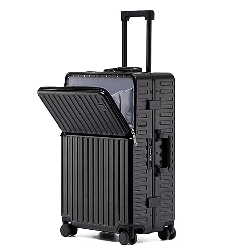 LJKSHNCX Handgepäck-Koffer, Koffer mit Port, Ladegepäck für Geschäftsreisen, hohe Kapazität, Handgepäck-Koffer, Handgepäck von LJKSHNCX