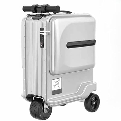 LJKSHNCX Intelligenter Reise-Trolley-Koffer, Elektroauto, fahrbarer Koffer, buntes Atmosphärenlicht, intelligente Induktions-LED, multifunktionaler Bordkoffer von LJKSHNCX