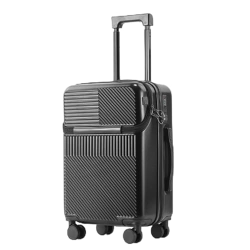 LJKSHNCX Koffer mit Alu-Rahmen, glatter Universal-Rad-Trocken- und Nass-Trennkoffer für Reisen und Geschäftsreisen von LJKSHNCX