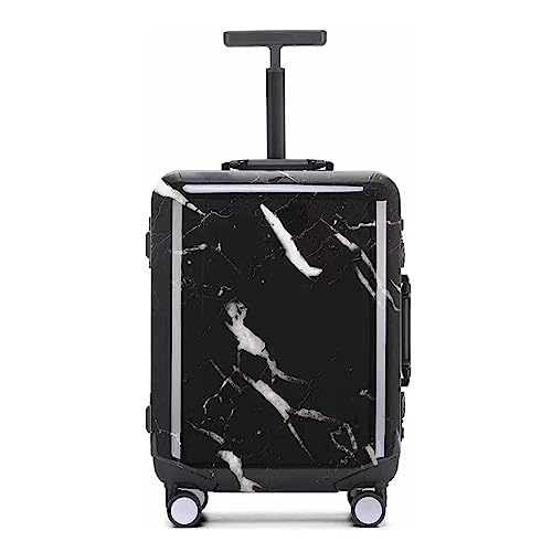 LJKSHNCX Koffer mit Rollen, Handgepäckkoffer mit großem Fassungsvermögen, Verstellbarer Trolley-Koffer, Anti-Fall-Zollcode-Schloss von LJKSHNCX