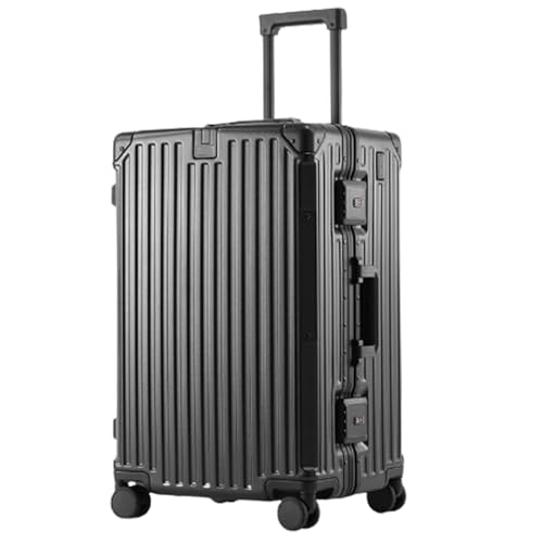 LJKSHNCX Koffer mit großem Fassungsvermögen, Taschenschnalle, Ladeanschluss, multifunktionaler Getränkehalter-Koffer für Geschäftsreisen und Reisen von LJKSHNCX