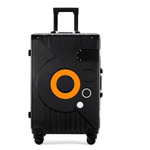 LJKSHNCX Koffer mit verstärktem Griff, Leichter und praktischer, glatter Vierrad-Koffer, geeignet für Geschäftsreisen und Reisen von LJKSHNCX