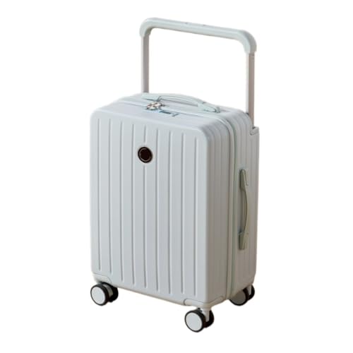 LJSPTU Koffer Breites Trolley-Gepäck for Herren und Damen, 20-Zoll-Boarding-Koffer, Neue geräuschlose Universal-Radgepäck-Codebox Suitcase (Color : A, Size : 20in) von LJSPTU