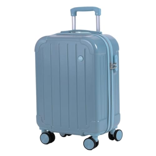 LJSPTU Koffer Gepäck Universal Wheel Trolley Koffer Herren- und Damenkoffer 20-Zoll-Boarding-Koffer Ins-Koffer Suitcase (Color : Blue, Size : 26in) von LJSPTU