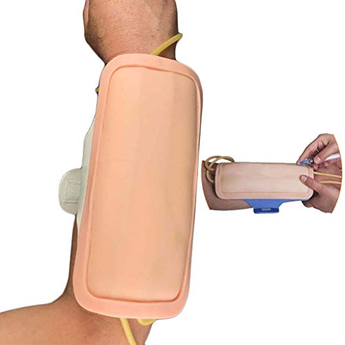 IV Injection Practice Training Pad Modell Pflege Menschliche Haut Simulator Venenpunktionspraxis für Krankenschwester Lehrling Arzt von LJXiioo
