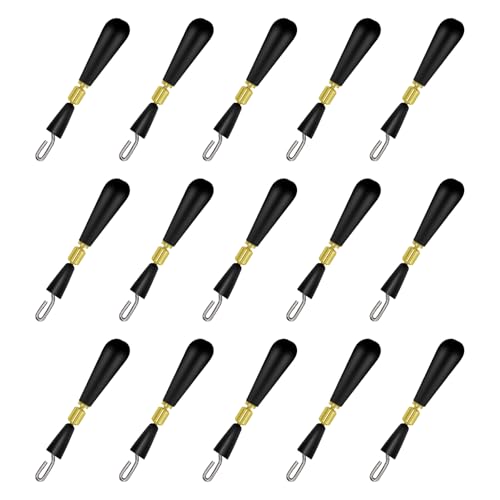 3. 15 Stück Schnellinstallations-Block Drift Floating Bobber Rotierende Angelausrüstung Outdoor Angeln Float Zubehör Quick Rubber Bobber Stopper von LLHCF