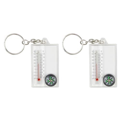 LLHCF Kompass-Anhänger-Thermometer, Schlüsselanhänger, Taschenformat, Kompass-Schlüsselanhänger, Führung, Kompasse, Thermometer, Schlüsselanhänger zum Wandern LLHCF Kompass-Anhänger-Thermometer, Schlüsselanhänger, Taschenformat, Kompass-Schlüsselanhänger, Führung, Kompasse, Thermometer, Schlüsselanhänger zum Wandern von LLHCF