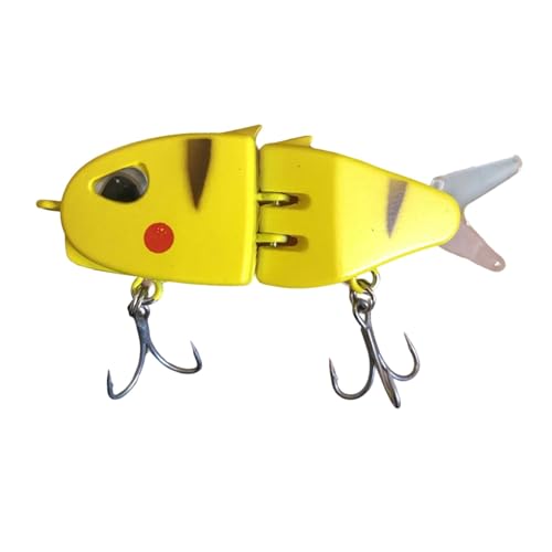 Mehrere Abschnitte Künstlicher Fischköder Köder Fishhooks Jointed Swimbait Crankbait Fishing Realistische Sinkende Schwimmköder Multi Abschnitt Fischereiköder von LLINthy