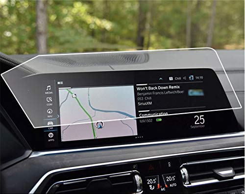 LLKLKL Displayschutzfolie GPS Navi Folie Kompatibel Mit B-MW X5 X6 X7 G05 G06 G07 2019 2020, 9H Kratzfest HD Navigation Schutzfolie,1 pcs von LLKLKL