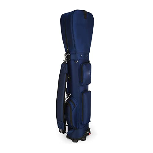 Golf-Reisetasche, Golf-Standtasche mit 5-Wege-Organizer-Trennwand Oben, leicht zu tragen, platzsparend (Farbe: Blau) (Blau) von LLMTYO