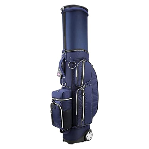 Golf-Standtasche, 14-Wege-Trennwand, 6 Taschen, 2,3 kg, leichte Golftasche für Herren (blau) von LLMTYO