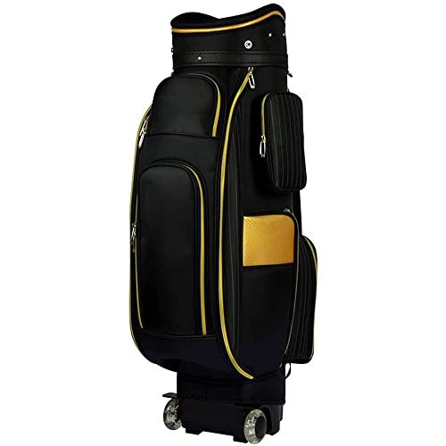 Golf-Standtasche, einziehbar, tragbare Golftasche, wasserdichte, verschleißfeste, strapazierfähige Golftasche aus Stoff für Damen und Herren von LLMTYO