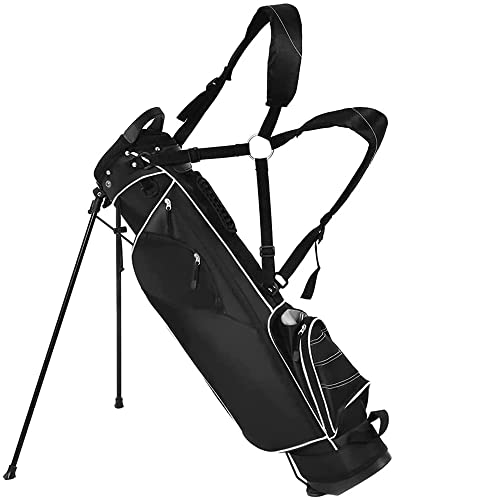 Golf-Standtasche für Männer und Frauen, Golf-Tragetasche mit 6-Wege-Teiler, Organizer-Taschen zur Aufbewahrung von LLMTYO