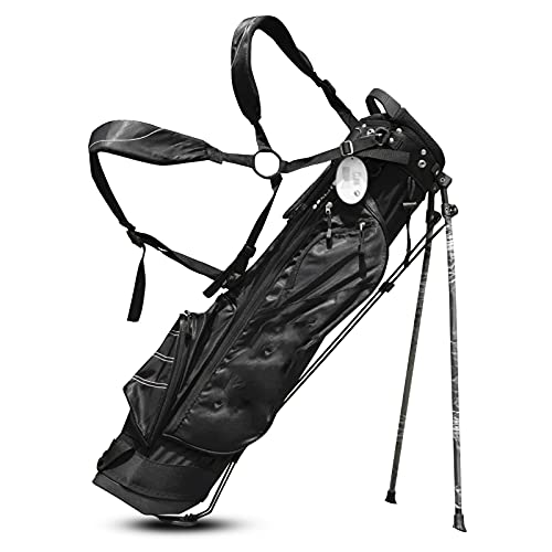 Golf-Standtasche für Männer und Frauen, leicht zu tragende Golf-Cart-Tasche, ideal für den Golfplatz und Reisen, leicht und wasserdicht (für bis zu 13 Eisen) von LLMTYO