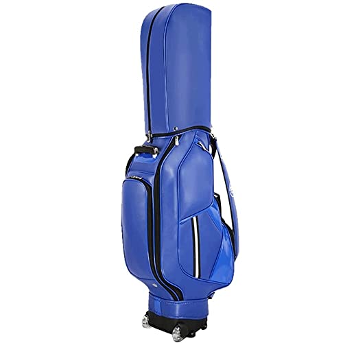 Golf-Standtasche mit 13-facher Unterteilung, 6 Pfund leichte tragbare GEH-/Reittasche mit Staubschutzhülle, Riemen von LLMTYO