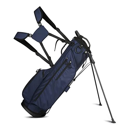 Golf-Standtasche mit 14-Wege-Unterteilung, 6 Pfund leichte tragbare GEH-/Reittasche mit Staubschutzhülle, Riemen von LLMTYO