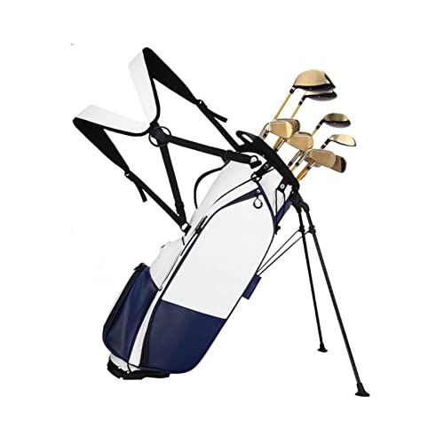 Golftaschen für Herren, leichte Golf-Standtaschen für den Außenbereich, professionelle Golfschläger-Carttaschen (Farbe: Blau) (Blau) von LLMTYO