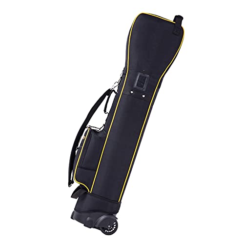 Golfwagentasche für Männer und Frauen, leichte, wasserdichte Golfschlägertaschen mit 9-facher Organizer-Trennwand und leisen Rädern, für Golfplatz und Reisen von LLMTYO