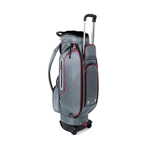 Professionelle Golfschläger-Cartbags, Golftaschen für Herren, leichte Golf-Standbags für den Außenbereich (Farbe: Blau) (Grau) von LLMTYO