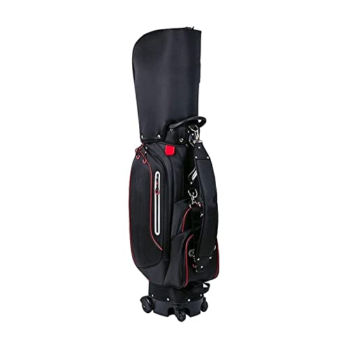 Professionelle Golfschläger-Cartbags, Golftaschen für Herren, leichte Golf-Standbags für den Außenbereich (Farbe: Blau) (Schwarz) von LLMTYO