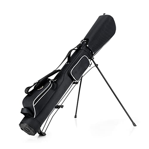 Tragbare Golf-Standtasche für Männer und Frauen, leichte Golftasche (für 9 Schläger), Golfschläger-Organizer für Golfplatz und Reisen, einfach zu tragen von LLMTYO