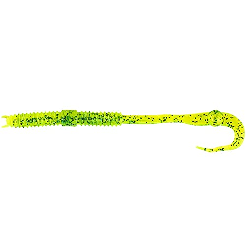 LMAB Finesse Filet Worm (TPE) Größe 15 cm, Farbe UV Kiwi von LMAB