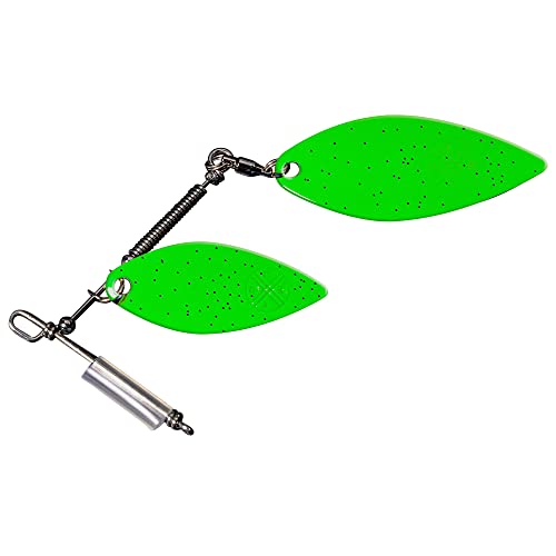 LMAB KÖFI Xtra Vibe, Zusatz Spinnerbait für Multi Vibe (L, Fluo Green) von LMAB