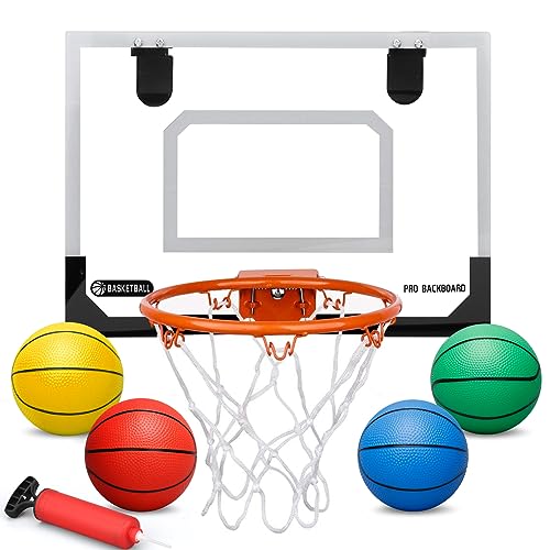 Mini Basketballkorb Kinder und Erwachsene Indoor Outdoor, tragbarer Basketballkorb Basketball Hoop Basketball Wandhalterung Basketball Spielzeug Geschenke von LNCOJOLM
