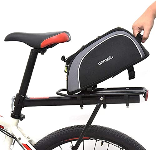 LNJ Fahrradtasche Gepäckträger,Multifunktion Fahrrad Gepäckträgertasche,fahrradkoffer Wasserdicht Stammkühltasche,fahrradbox Für MTB Rennrad Alle Fahrrad, Schwarz von LNJ