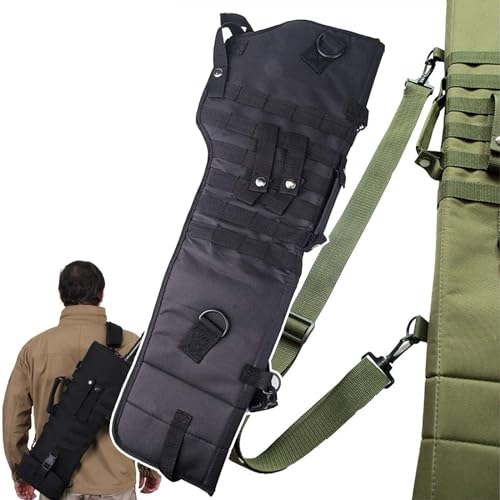 LNNLOO Waffentasche (72 X 25 cm), Gepolstert (Schutzausrüstung), Kann Getragen/über Die Schulter Getragen Werden, EIN Demontierbarer Schultergurt + Mit Entriegelungsschnalle,A von LNNLOO