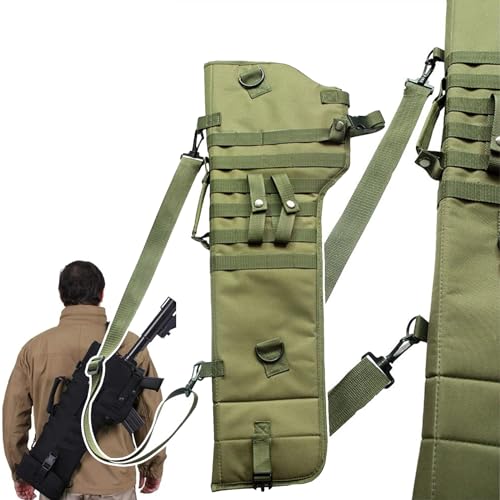 LNNLOO Waffentasche (72 X 25 cm), Gepolstert (Schutzausrüstung), Kann Getragen/über Die Schulter Getragen Werden, EIN Demontierbarer Schultergurt + Mit Entriegelungsschnalle,B von LNNLOO