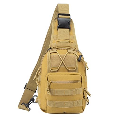 LOCAL LION Taktische Brusttasche Herren klein slingbag umhängetasche militär Tactical Bag molle Tasche von LOCAL LION
