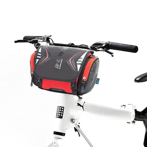 LOCAL LION wasserdichte Lenkertasche Fahrradtasche Gepäcktasche für Fahrrad Lenker Mountainbike mit Regenhülle 3L von LOCAL LION