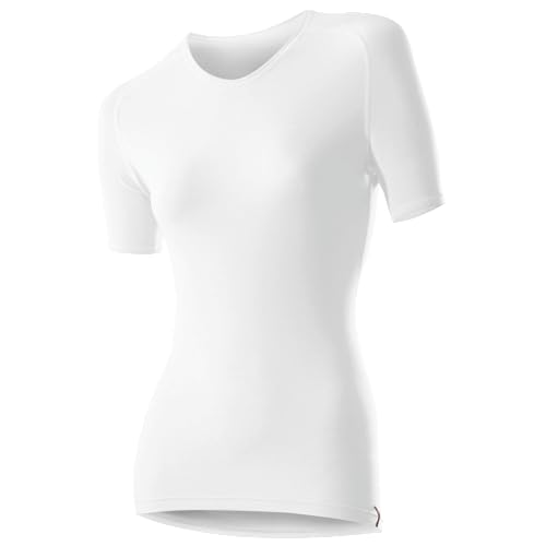 LÖFFLER Damen Unterhemd Shirt Transtex Warm KA, Weiss, 34, 10744 von LÖFFLER