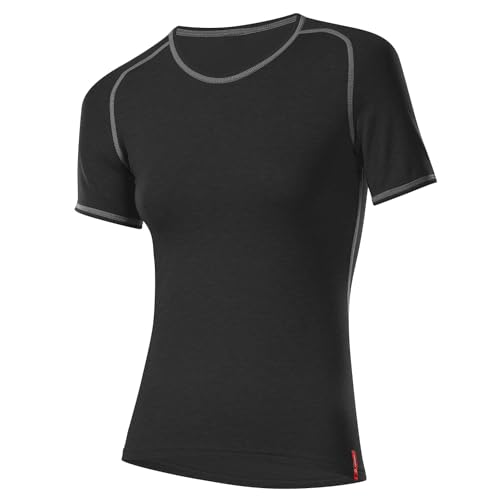 Löffler Damen Unterhemd Shirt Transtex Warm Ka, schwarz, 34 von Löffler
