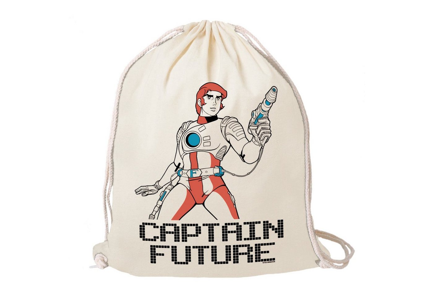 LOGOSHIRT Kulturbeutel Captain Future, mit Wizard Of Science Captain Future-Print von LOGOSHIRT