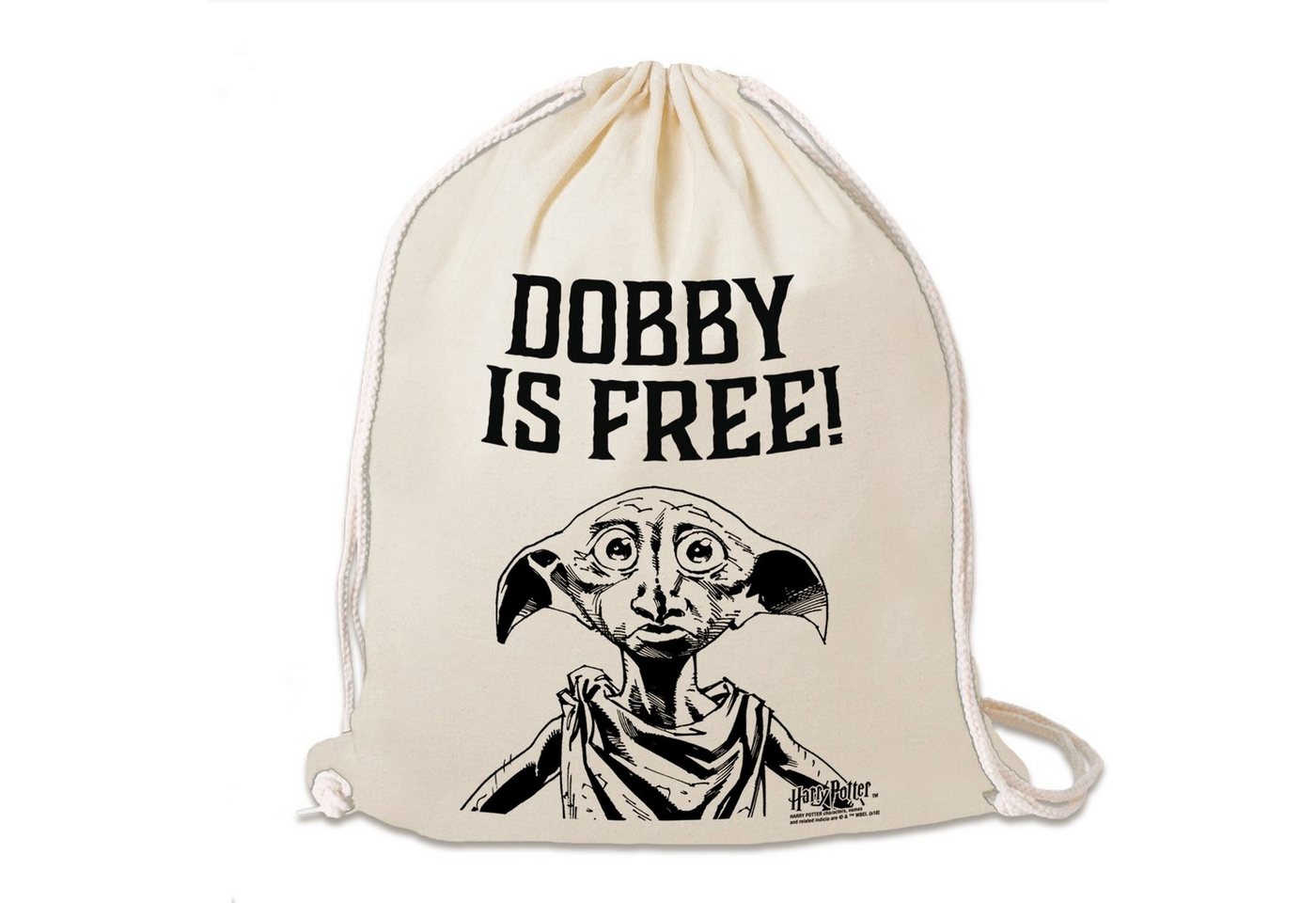 LOGOSHIRT Kulturbeutel Harry Potter - Dobby Is Free, mit coolem Harry Potter Print von LOGOSHIRT