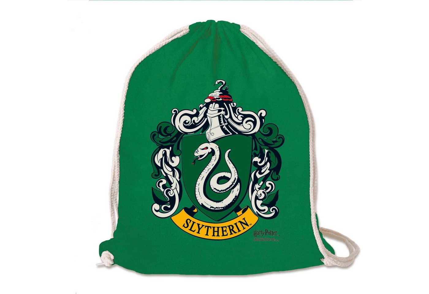 LOGOSHIRT Kulturbeutel Harry Potter - Slytherin Logo, mit Slytherin-Wappen von LOGOSHIRT