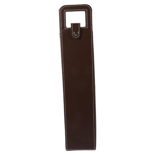 LOLIPPYY Elegante Ledertasche für Flasche Rotwein Tragbar und Wiederverwendbar Robustes Material Modisches Design als Geschenkverpackung und Praktischer Begleiter für Weinflaschentransport von LOLIPPYY