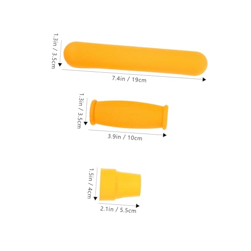 LOLIPPYY Krücken Zubehör mit Rutschfestem Handgriff und Weichem Armpad Komfortables Crutch Kit mit Stoßdämpfendem Fußpolster Passend für Unterarmgehstützen und Ellbogenstützen Einfach zu von LOLIPPYY