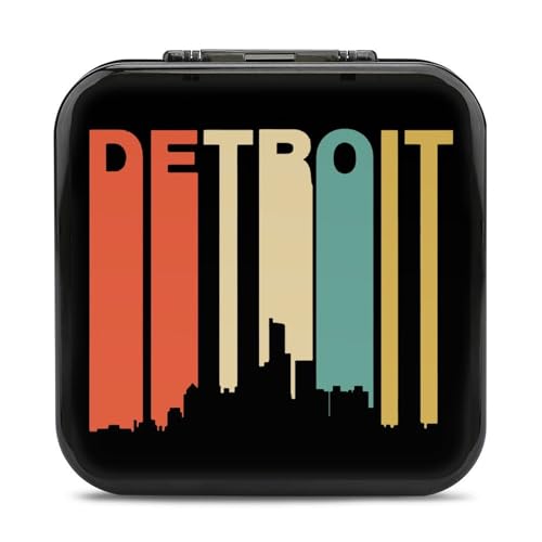 LONGHJ Detroit Switch Game Holder Case mit 12 Patronenfächern, tragbare Spielkarten-Organizer-Box von LONGHJ