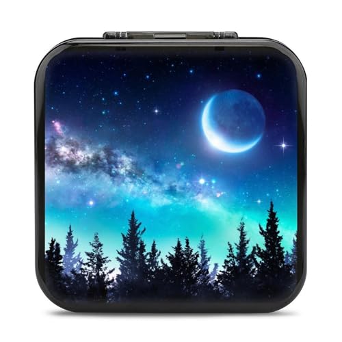 LONGHJ Milky Way und Moon Switch Game Holder Case mit 12 Patronenfächern, tragbare Spielkarten-Organizer-Box von LONGHJ